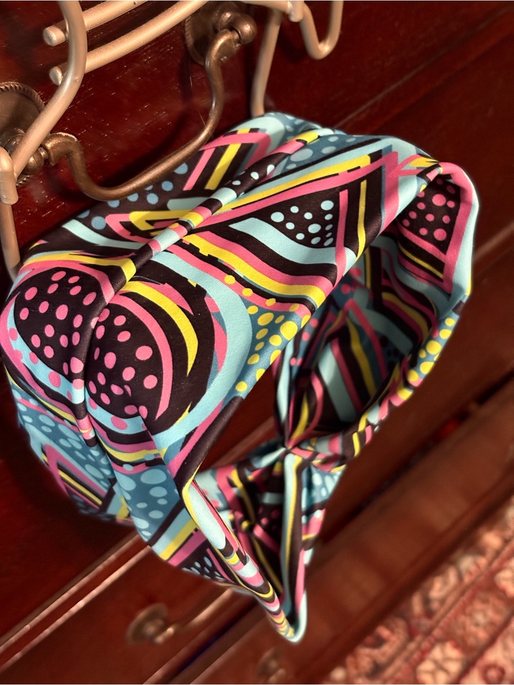 CVG Multi-Color Geometric Print Headband